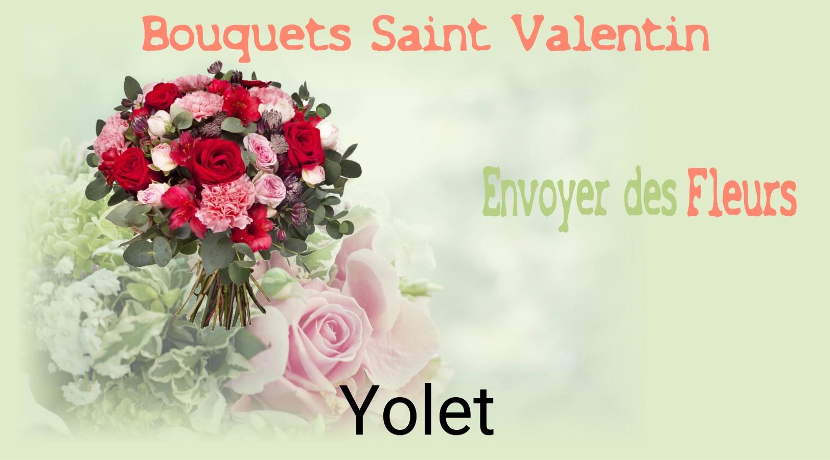 Roses de Saint-Valentin livrées à Yolet